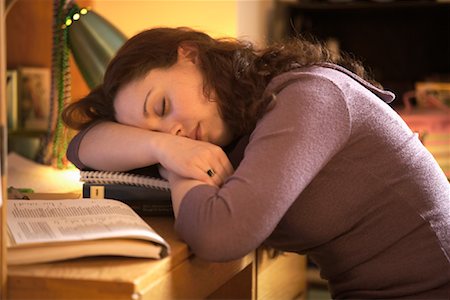 Student Sleeping Stock Photo - Rights-Managed, Code: 700-00910447