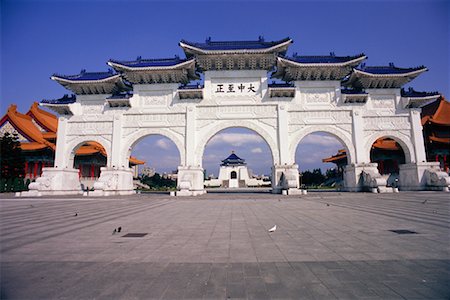 Dazhong Zhizheng Gate, Chiang Kai-Shek Memorial Park, Taipei, Taiwan Stock Photo - Rights-Managed, Code: 700-00910466
