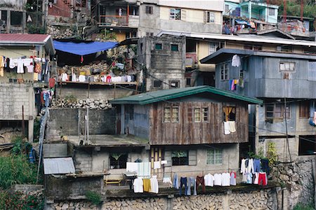 Slum Housing, Baguio City, Philippines Stock Photo - Rights-Managed, Code: 700-00910870