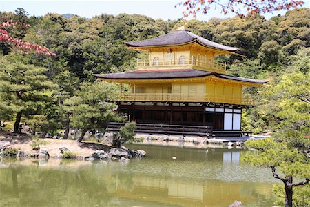simsearch:700-01788049,k - Kinkakuji Temple, Kyoto, Japan Foto de stock - Con derechos protegidos, Código: 700-00947620