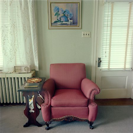 empty old living room - Empty Chair in Room Stock Photo - Rights-Managed, Code: 700-00947836