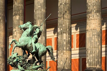 pillar monument horse - Altes Museum, Berlin, Germany Stock Photo - Rights-Managed, Code: 700-00954873