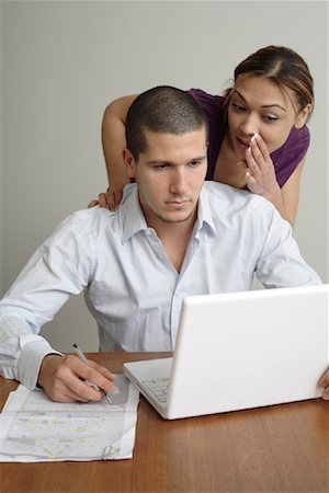 simsearch:700-00609233,k - Couple with Laptop Stock Photo - Rights-Managed, Code: 700-00955226