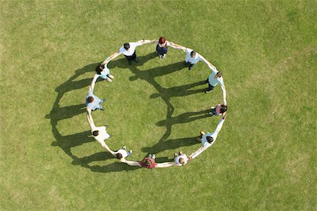 People Standing in a Circle Stock Photo - Rights-Managed, Code: 700-01014356