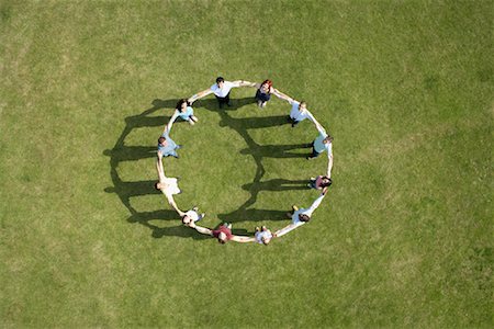 People Standing in a Circle Stock Photo - Rights-Managed, Code: 700-01014357