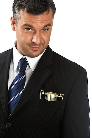 simsearch:700-01015007,k - Businessman with Trophy in Pocket Stock Photo - Rights-Managed, Code: 700-01015001