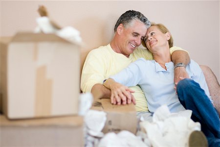 simsearch:600-01073479,k - Couple in New Home Stock Photo - Rights-Managed, Code: 700-01029877