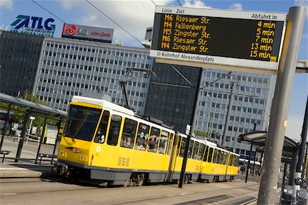 simsearch:862-06541761,k - Streetcar in Alexanderplatz, Berlin, Germany Stock Photo - Rights-Managed, Code: 700-01037393