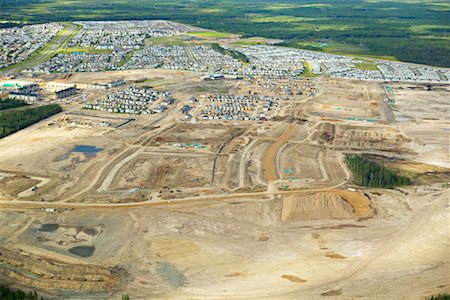 Subdivision Construction Site, Fort McMurray, Alberta, Canada Stock Photo - Rights-Managed, Code: 700-01037480