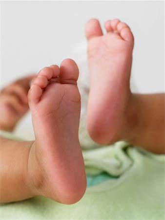 Close Up of Baby's Feet Stock Photo - Rights-Managed, Code: 700-01030347