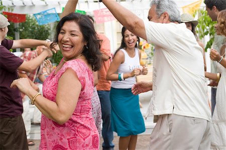 Couple Dancing at Family Gathering Stock Photo - Rights-Managed, Code: 700-01041249