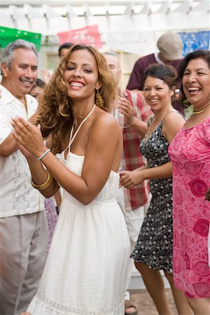 People Dancing at Family Gathering Stock Photo - Rights-Managed, Code: 700-01041242