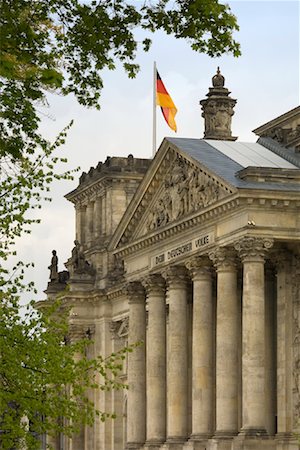 Reichstag Facade, Berlin, Germany Stock Photo - Rights-Managed, Code: 700-01043581