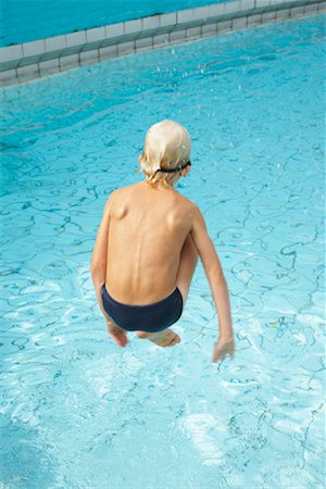 Boy in Swimming Pool Stock Photo - Rights-Managed, Code: 700-01072116