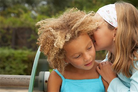 pictures of a little girl whispering - Girls Whispering Stock Photo - Rights-Managed, Code: 700-01072188