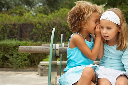 pictures of a little girl whispering - Girls Whispering Stock Photo - Rights-Managed, Code: 700-01072189