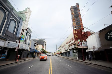 deserted city streets - Street Scene, San Francisco, California, USA Stock Photo - Rights-Managed, Code: 700-01072631