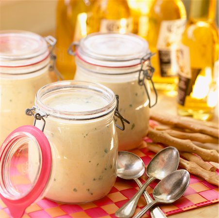 Jars of Soup Stock Photo - Rights-Managed, Code: 700-01083409