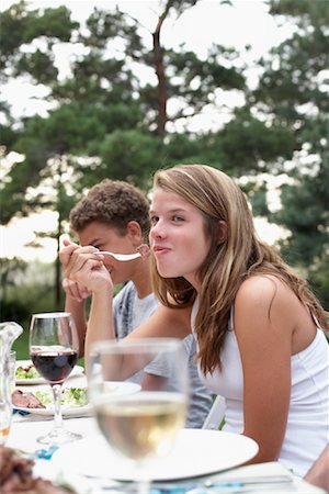 People at Picnic Stock Photo - Rights-Managed, Code: 700-01083608