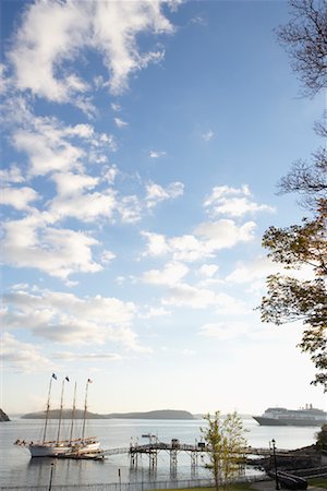 Schooner, Frenchman's Bay, Bar Harbor, Maine, USA Stock Photo - Rights-Managed, Code: 700-01083804