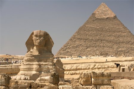 simsearch:400-05098768,k - Sphinx and Pyramids at Giza, Egypt Stock Photo - Rights-Managed, Code: 700-01099675