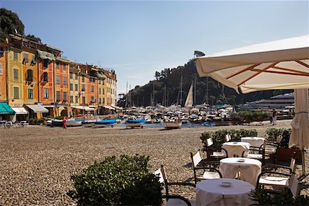 Outdoor Cafe, Portofino, Italy Stock Photo - Rights-Managed, Code: 700-01109778