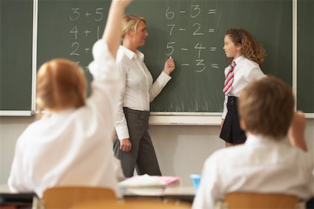 subtracting - Teacher with Children in Classroom Stock Photo - Rights-Managed, Code: 700-01119807