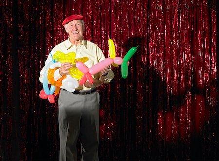 Performer with Balloon Animals Stock Photo - Rights-Managed, Code: 700-01120517