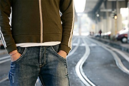 Man Standing Outdoors Stock Photo - Rights-Managed, Code: 700-01172890