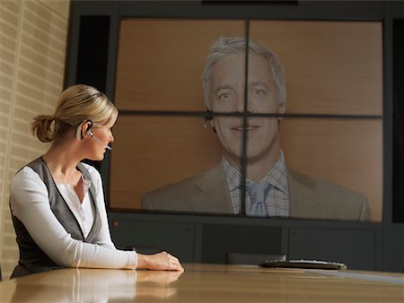 simsearch:700-00168076,k - Teleconference Stock Photo - Rights-Managed, Code: 700-01173257
