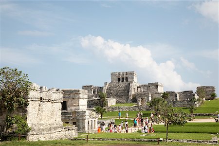 simsearch:700-00183783,k - Mayan Ruins, Tulum, Quintana Roo, Yucatan Peninsula, Mexico Stock Photo - Rights-Managed, Code: 700-01173605