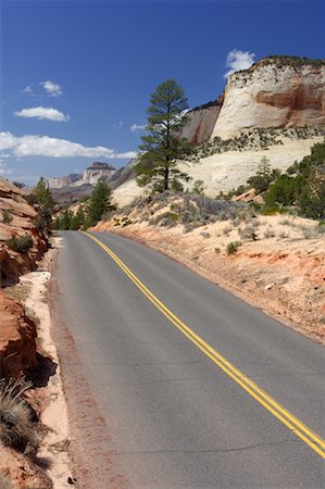 Road, Zion National Park, Utah, USA Stock Photo - Rights-Managed, Code: 700-01184353
