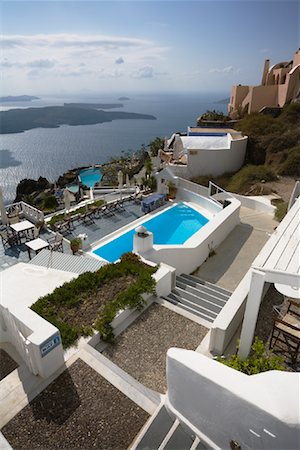 rooftop in greece - Santorini, Greece Stock Photo - Rights-Managed, Code: 700-01185448