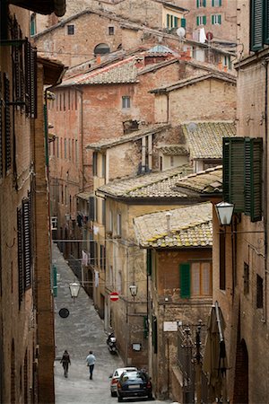 Street Scene, Siena, Tuscany, Italy Stock Photo - Rights-Managed, Code: 700-01185613