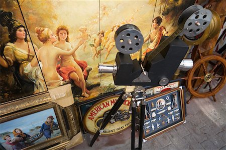 projector - Antiques at Flea Market, Athens, Greece Stock Photo - Rights-Managed, Code: 700-01185702