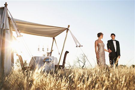 Couple by Tent and Gourmet Dining Table, Western Cape, South Africa Stock Photo - Rights-Managed, Code: 700-01182712