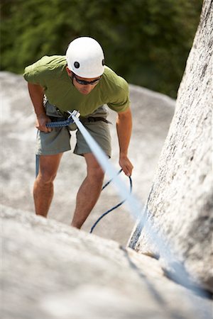 simsearch:700-03466498,k - Man Rock Climbing, Squamish, British Columbia, Canada Stock Photo - Rights-Managed, Code: 700-01183477