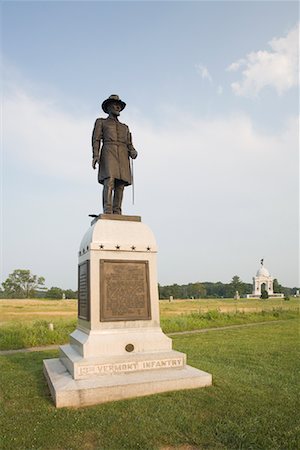 Monument, Gettysburg National Military Park, Gettysburg, Pennsylvania, USA Stock Photo - Rights-Managed, Code: 700-01183531