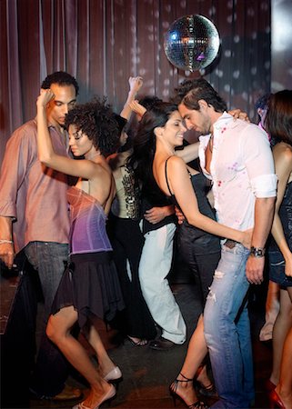 energetic young black people - People in Dance Club Stock Photo - Rights-Managed, Code: 700-01183569