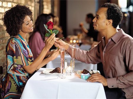 simsearch:700-01185414,k - Couple in Restaurant Stock Photo - Rights-Managed, Code: 700-01183562