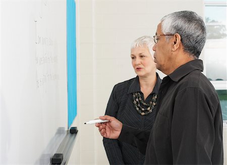 english bulletin board - Teacher and Student Stock Photo - Rights-Managed, Code: 700-01194511