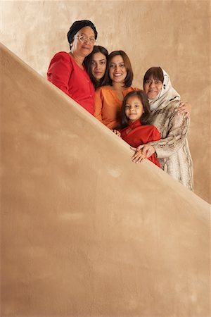 simsearch:700-00918230,k - Multigenerational Family Portrait Stock Photo - Rights-Managed, Code: 700-01195381