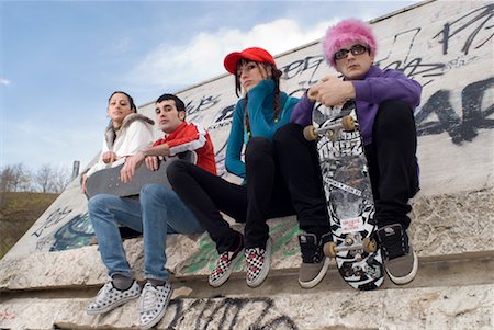 Group of Young People Stock Photo - Rights-Managed, Code: 700-01196136