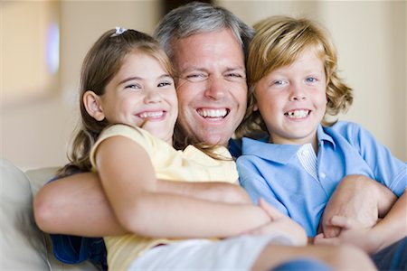 simsearch:700-00069467,k - Portrait of Father, Son and Daughter Stock Photo - Rights-Managed, Code: 700-01196171