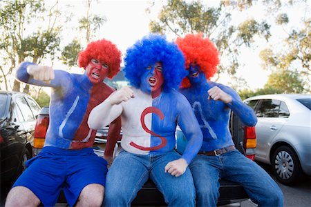 Sports Fans at Tailgate Party Stock Photo - Rights-Managed, Code: 700-01199365