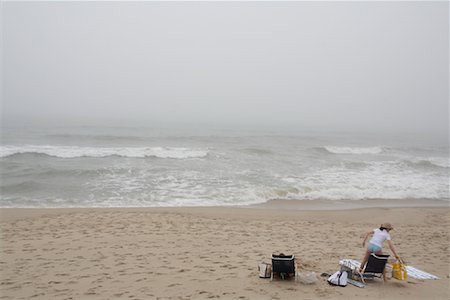 People on Beach After Tropical Storm, Nantucket, Massachusetts, USA Stock Photo - Rights-Managed, Code: 700-01199579
