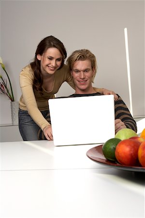 simsearch:700-00609233,k - Couple Using Laptop Computer Stock Photo - Rights-Managed, Code: 700-01199747