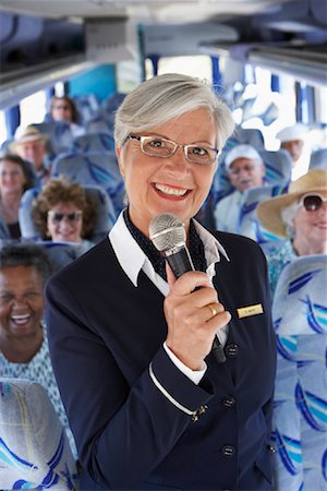 simsearch:700-01199965,k - Tour Guide on Tour Bus Stock Photo - Rights-Managed, Code: 700-01199973