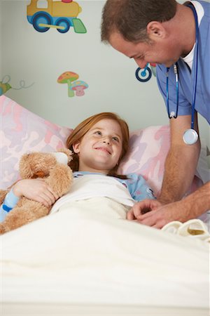 Doctor Examining Child in Hospital Stock Photo - Rights-Managed, Code: 700-01224079