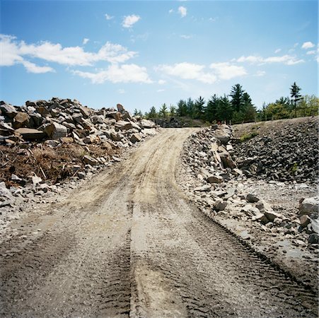 Dirt Road at Construction Site Stock Photo - Rights-Managed, Code: 700-01223377